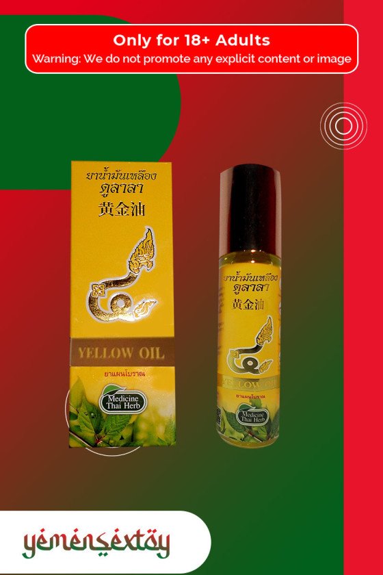 Thai herbal massage yellow oil THP-001