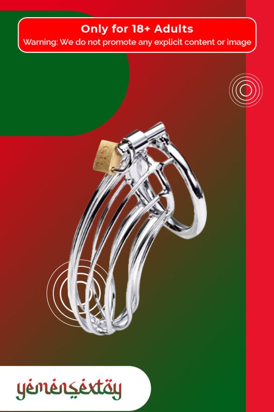 Stainless Steel Iron Wire Male Chastity Lock BDSM-016