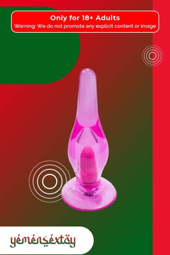 Crystal Anal Vibrating Butt Plug With Suction Cup AD-025