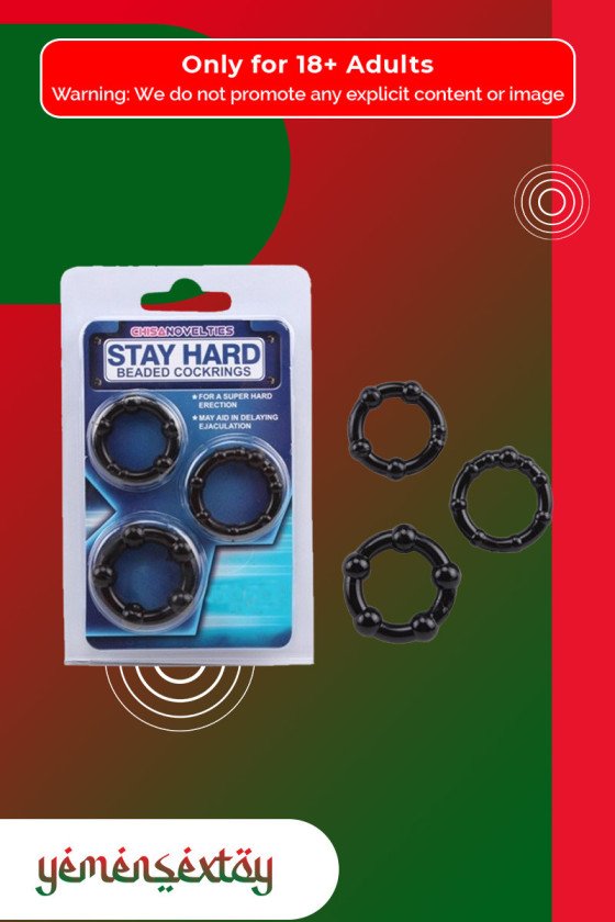 STAY HARD BEADED COCKRINGS CR-020