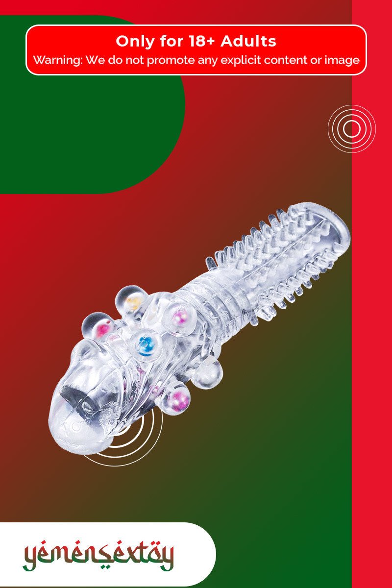 Male Cock Rings Penis Extension With Colourful Beads PES-022