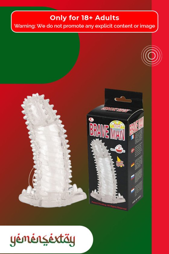 BRAVE MAN Crystal Penis Extension Sleeve PES-024