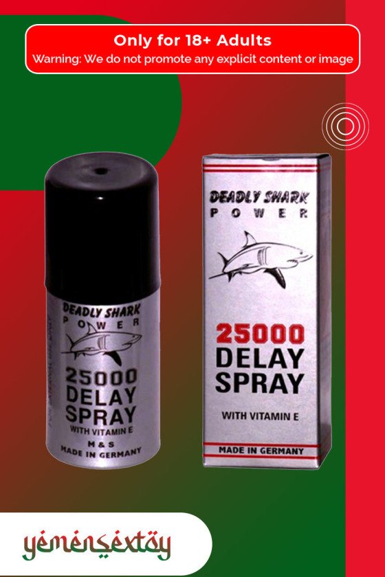 Deadly Shark 25000 Delay Spray for Men with Vitamin E DTZ-007