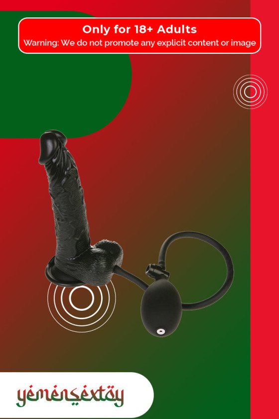 Ultimate Inflatable  Realistic Non Vibrator in Black RSNV-011