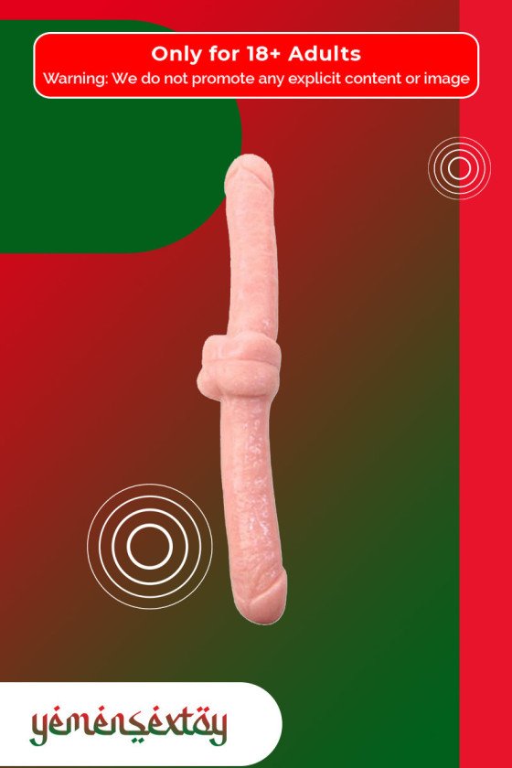 Realistic Double Dong Penis Shaped End  Realistic Non Vibrator RSNV-015