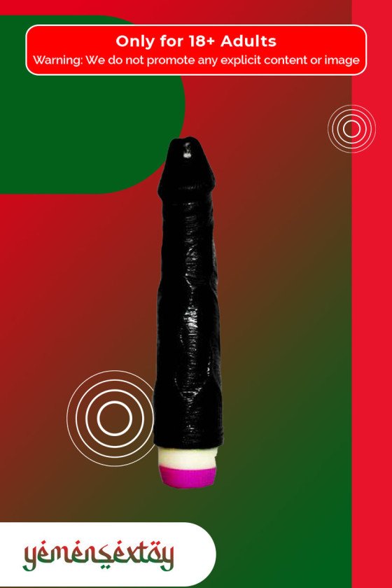 Super Natural Black Silicone Realistic Vibrator RSV-011