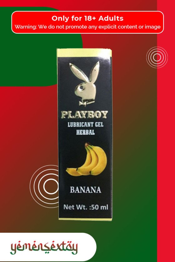 Playboy Lubricant Water Based Gel - Banana Flavoured CGS-031