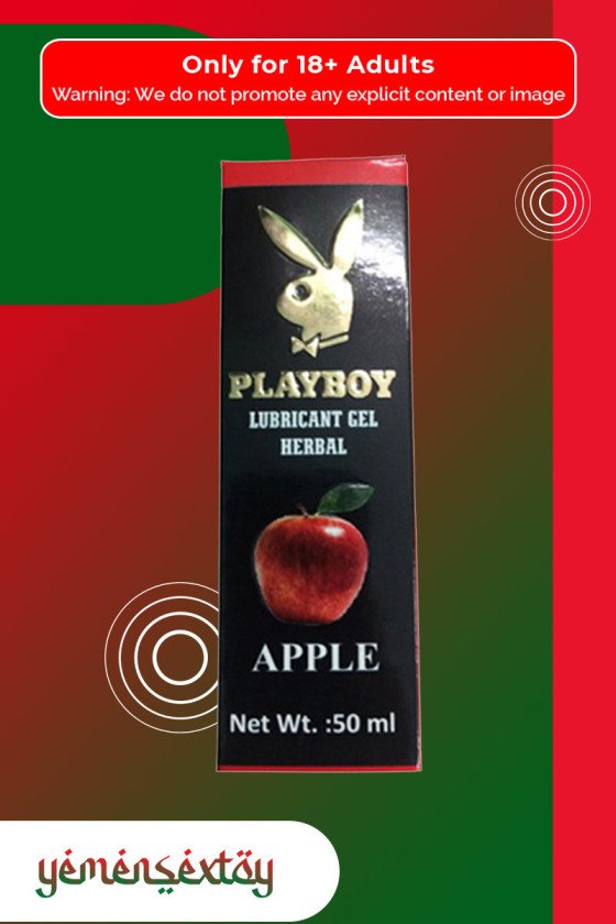 Playboy Lubricant Water Based Gel - Apple Flavoured CGS-032