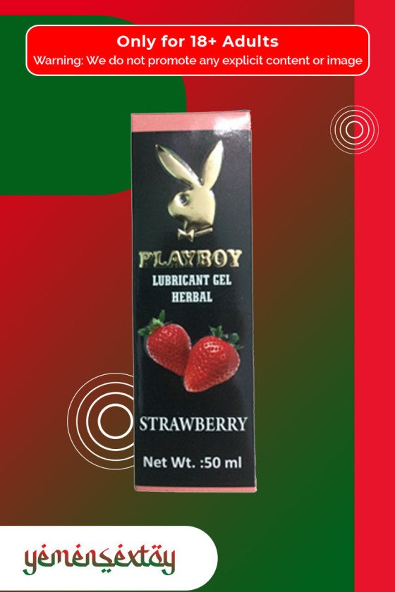 Playboy Lubricant Water Based Gel - Strawberry Flavoured CGS-034